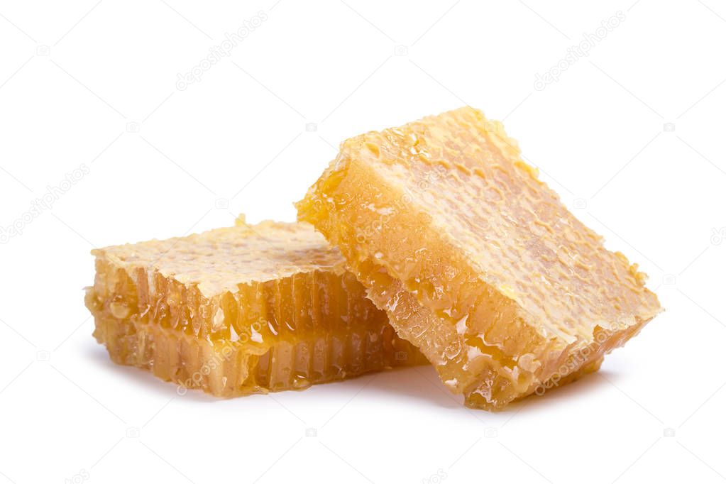 Honeycomb  isolated on white