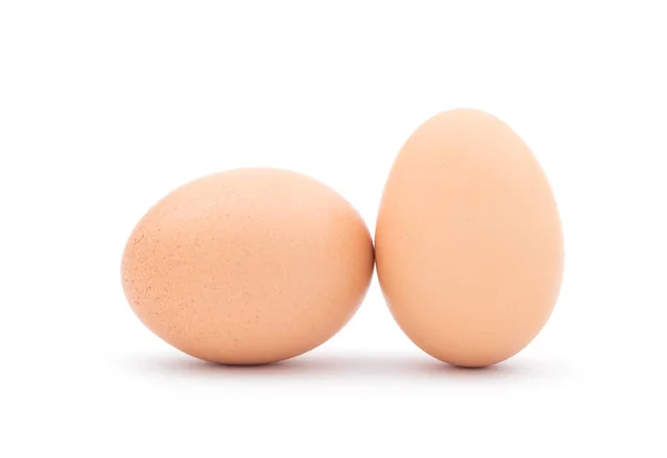 Huevos Aislados Sobre Fondo Blanco —  Fotos de Stock