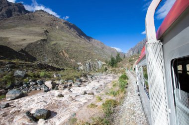 Cuzco dan Peru demiryolu Machu Picchu (Peru için)