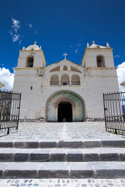 San Pedro Alcantara Templom Cabanaconde Peru — Stock Fotó