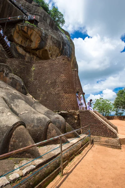 Готель Sigiriya Лев Рок Фортеця Шрі Ланці — стокове фото