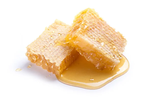 Honeycomb Isolated White Background — Stock Photo, Image