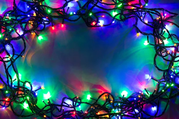 Jul bakgrund med ljus och fritt textutrymme. Julen — Stockfoto