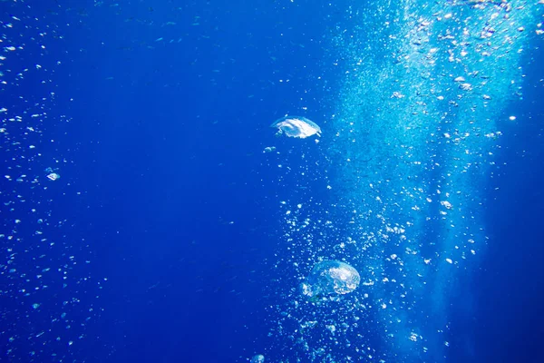 Vue sous-marine de la surface de la mer — Photo