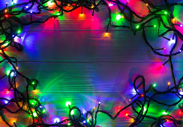 Jul bakgrund med ljus och fritt textutrymme. Julen — Stockfoto