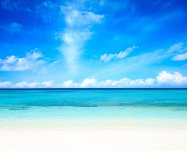  Tropik deniz. mavi deniz dalgası