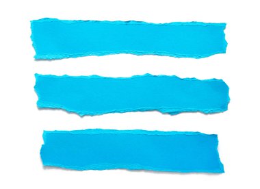 yırtık kağıt. Beyaz arkaplanda yırtık kağıt koleksiyonu. 