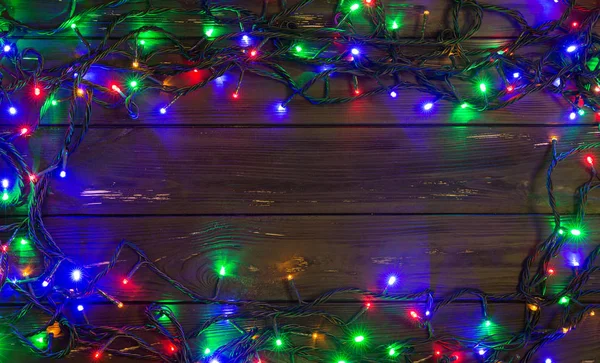 Fond Noël Avec Lumières Espace Texte Libre Lumières Noël Lumières — Photo