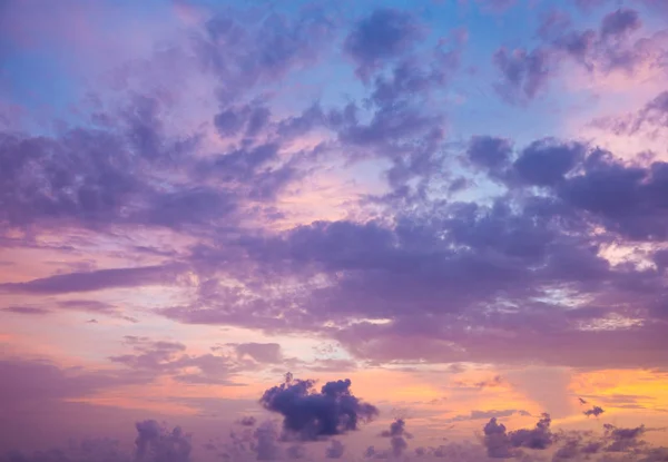 Céu Pôr Sol Laranja Céu Bonito — Fotografia de Stock