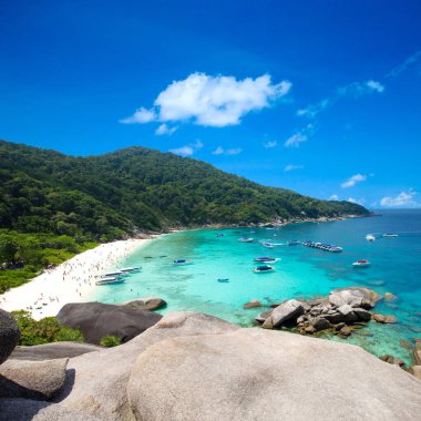 tropikal plaj, similan Adaları, andaman Denizi, Tayland