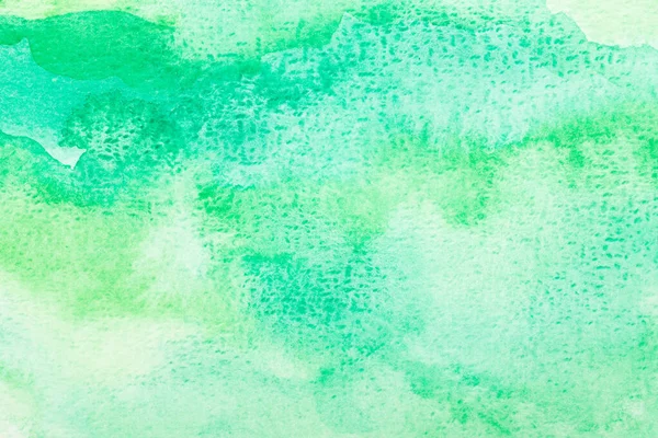 Grüne Aquarell Hintergründe Handgezeichnete Grüne Textur — Stockfoto