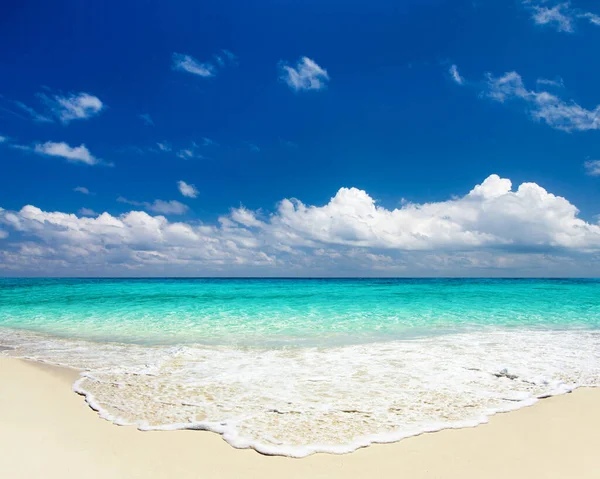 Tropischer Strand Karibik Meer Meereslandschaft — Stockfoto