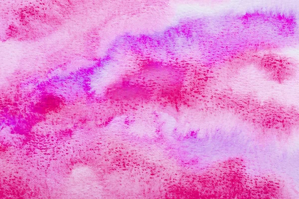 Abstrakte Rosa Aquarell Hintergrund Auf Papier — Stockfoto