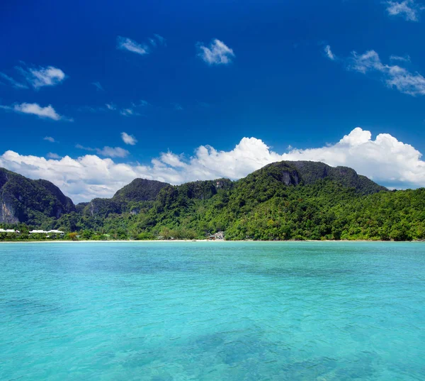 Strand Und Wunderschönes Tropisches Meer Tropischer Strand — Stockfoto