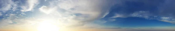 Панорама Фото Фон Неба Красочный Закат Неба Облака Фон Неба — стоковое фото
