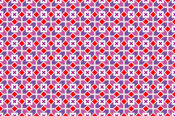 幾何学的ベクトルシームレスパターン — ストックベクタ