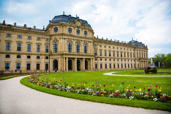Würzburg, Niemcy - maja 5: The Residence Würzburg w Würzburg, Niemcy 05 maja 2016. Wurzburg Residence został wpisany w został wpisany na listę światowego dziedzictwa UNESCO w 1981. — Zdjęcie stockowe