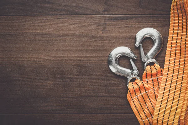 Towing rope on the table — Stock Photo, Image