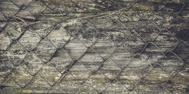 Bunun üzerine kafes ile doğal eski ahşap arka plan