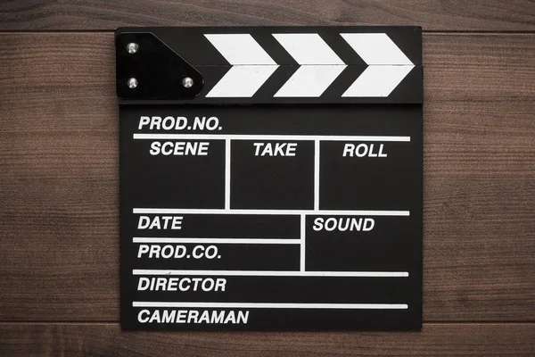 Vintage classic clapperboard — Stock Photo, Image