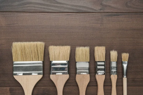 Brushes on the table — Stock Photo, Image