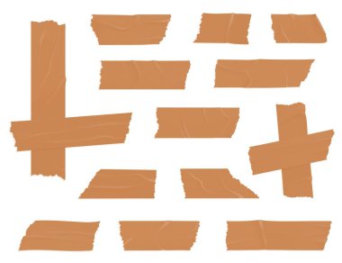 Koli bandı yapıştırıcı buruşuk çizgiler.