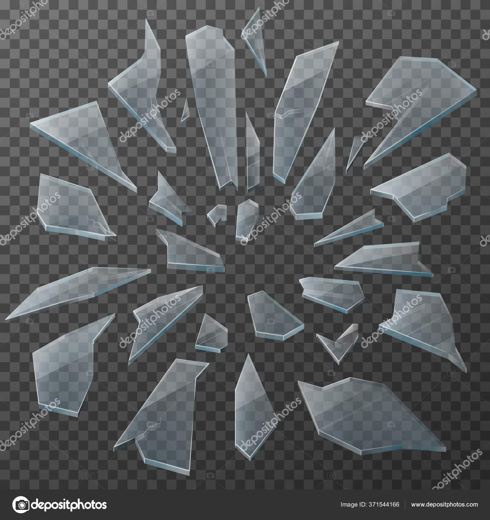 broken glass transparent png