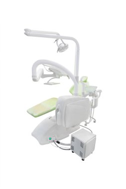  Stomatoloji sandalye izole 