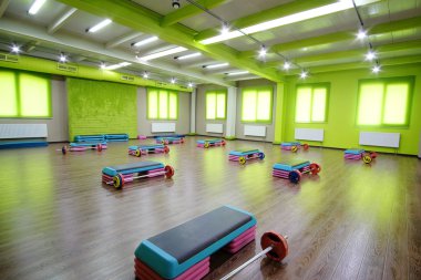 modern bir fitness salonu