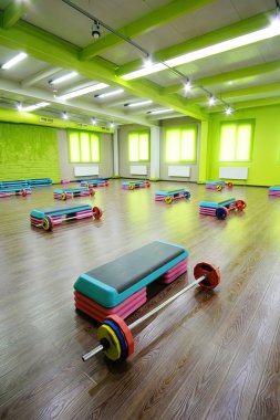 modern bir fitness salonu