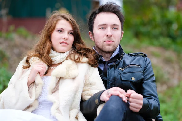 New married couple — Stock Photo, Image