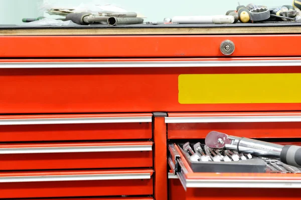 Tools in a tool box — Stock Photo, Image