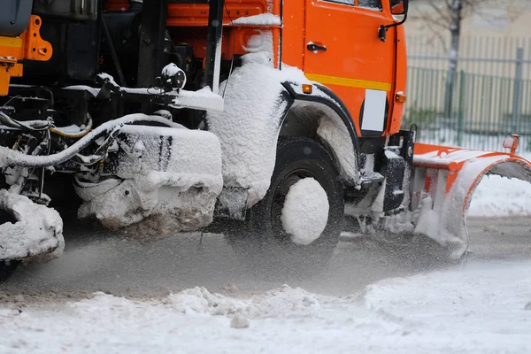 Macchina di rimozione neve — Foto Stock