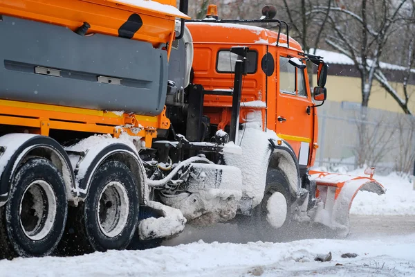 Snow removal machine — Stock Photo, Image
