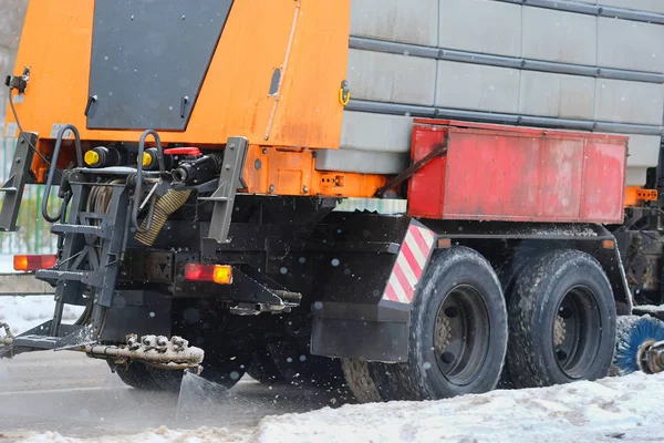 Kar temizleme makinesi — Stok fotoğraf