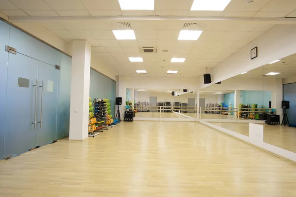 a fitness hall