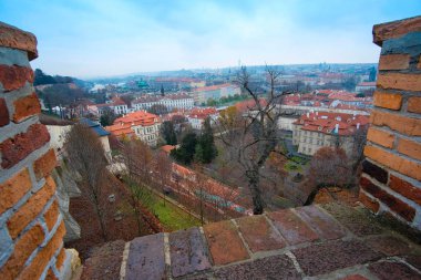 Prag 'ın tarihi bir bölümünün Panoraması