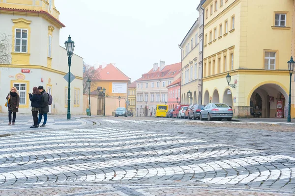 Ulicy w zabytkowej części Pragi — Zdjęcie stockowe