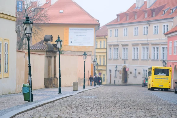 Strada nel centro storico di Praga — Foto Stock