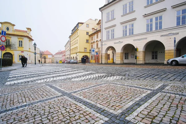 Strada nel centro storico di Praga — Foto Stock