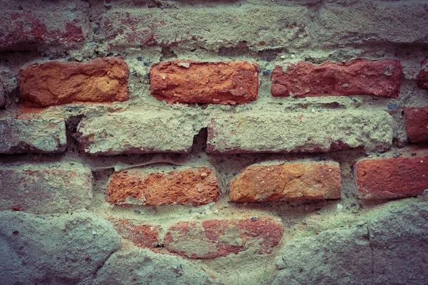 Fundo com a imagem de uma parede de tijolo — Fotografia de Stock