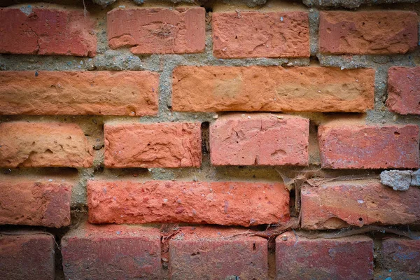 Bakgrund med bilden av en tegelvägg — Stockfoto