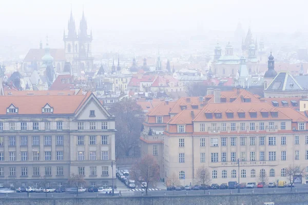 Panorama d'une partie historique de Prague — Photo