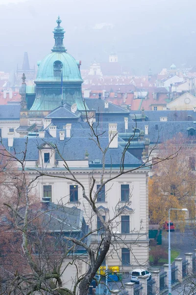 Panorama d'une partie historique de Prague — Photo