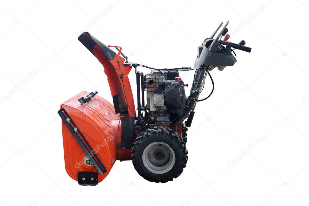 snow-removal mini tractor 