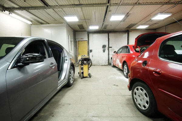 A Coches estrellados — Foto de Stock