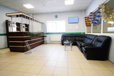 bir boş ziyaretçi odası 