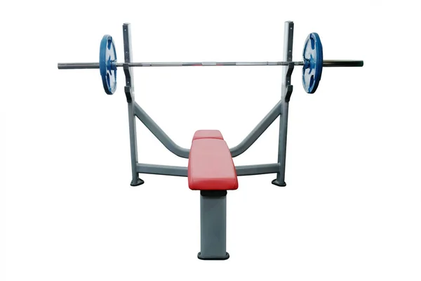 Gewichten in een fitness zaal — Stockfoto