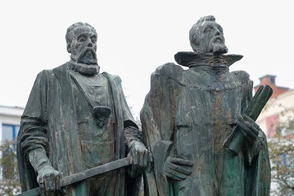 Monumento em um centro de Praga — Fotografia de Stock