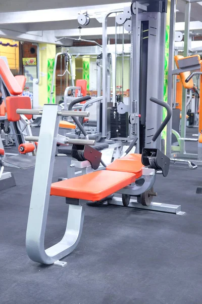 Weights in a fitness hall — Stock Photo, Image